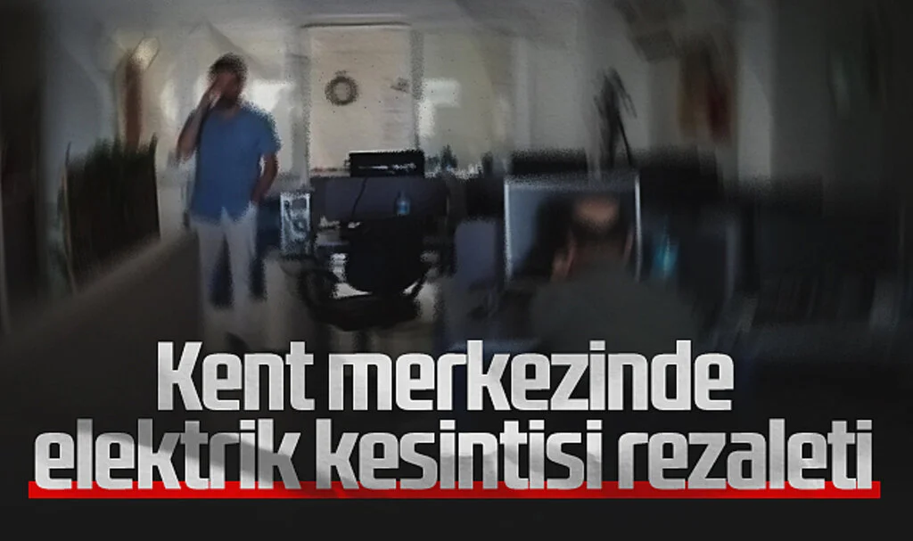 Samsun'un Merkezinde Elektrik Kesintisi Rezaleti 
