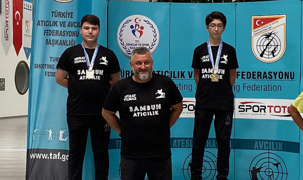 Samsunlu Sporculardan Atıcılıkta Bir Altın Bir Gümüş Madalya
