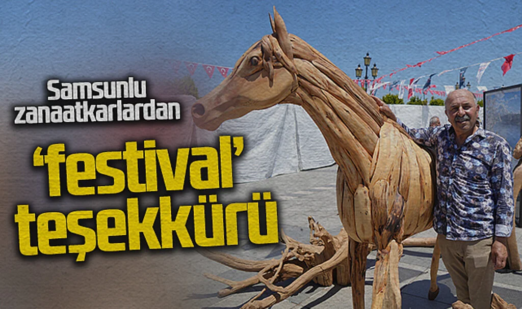 Samsunlu Zanaatkarlardan Kültür Yolu Festivali Teşekkürü