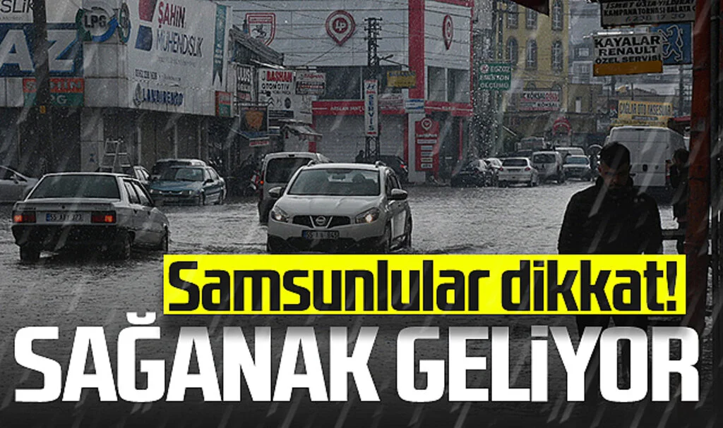 Samsunlular Dikkat! Meteoroloji Sağanak Uyarısı Verdi