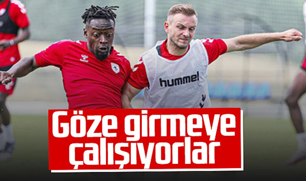 Samsunspor'da Celil ve Guel Göze Girmeye Çalışıyor