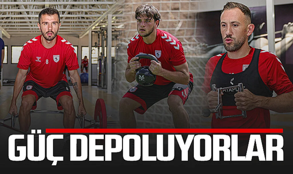 Samsunspor'da Futbolcular Güç Depoluyor