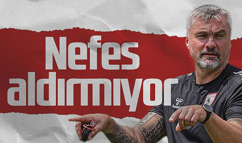 Samsunspor Teknik Direktörü Thomas Reis oyunculara nefes aldırmıyor