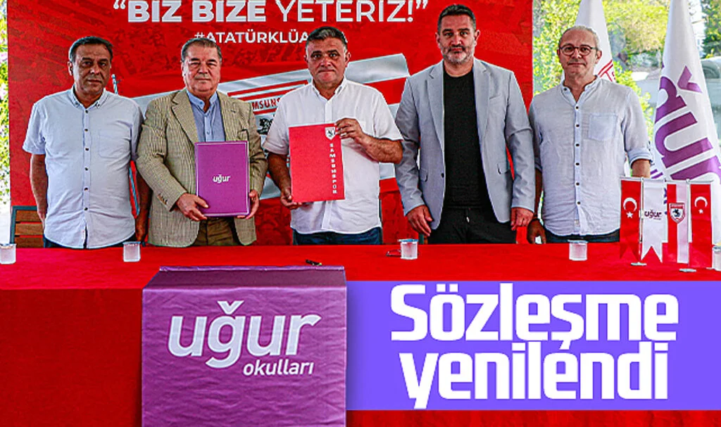 Samsunspor, Uğur Okulları ile Sözleşme Yeniledi