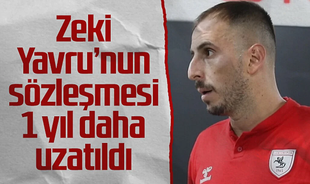 Samsunspor, Zeki Yavru’nun sözleşmesini 1 yıl daha uzattı