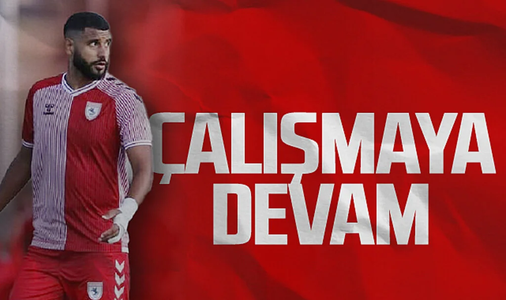 Samsunsporlu Ait Bennasser'den "Çalışmaya Devam" Mesajı