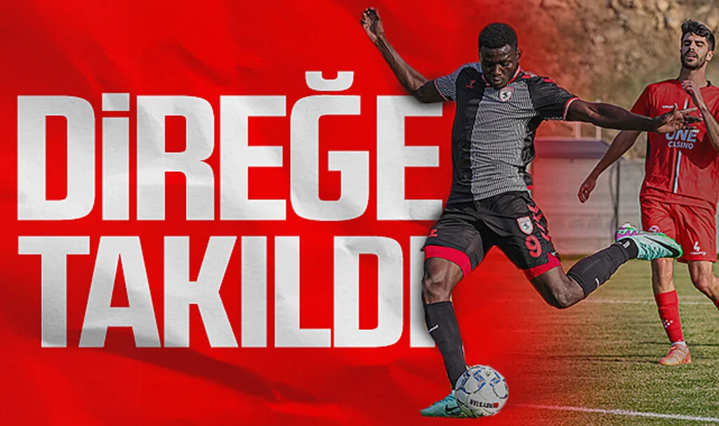 Samsunsporlu Marius, Almere City Maçında İnanılmaz Bir Gol Kaçırdı