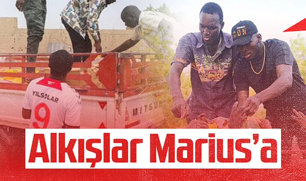 Samsunsporlu Marius'tan Ülkesindeki Vatandaşlara Yardım Eli