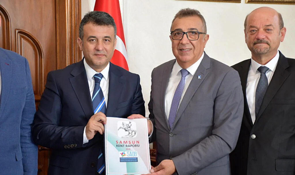 SAOB'dan Samsun Büyükşehir Belediye Başkanı Halit Doğan'a Kent Raporu