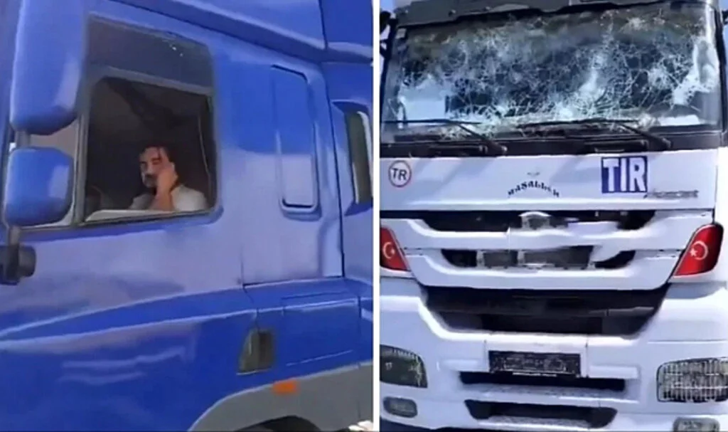 Suriye'de Saldırıya Uğrayan Türk Tırları Ülkeye Döndü