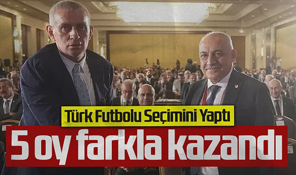 Tarihi seçimde kazanan belli oldu! TFF'nin yeni başkanı İbrahim Hacıosmanoğlu oldu...