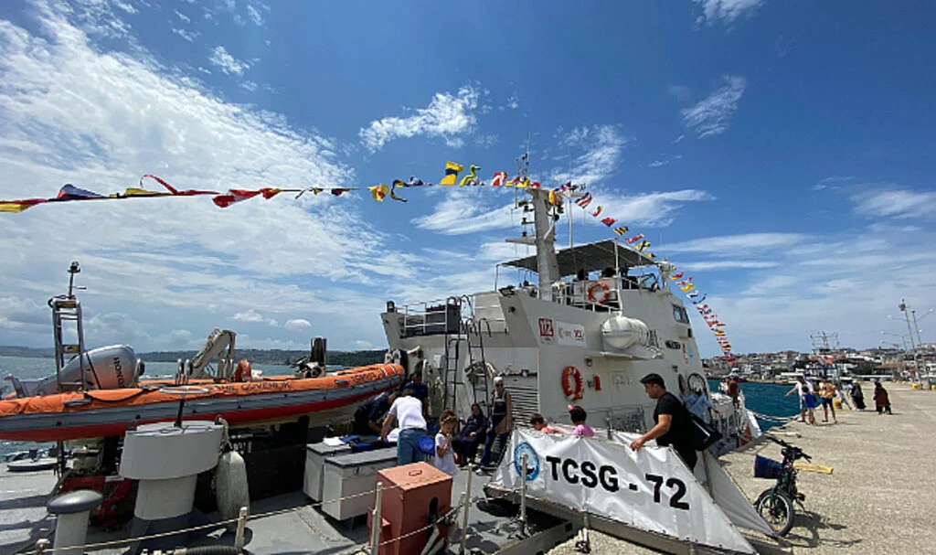 TCSG-72 Gemisi ziyarete açıldı