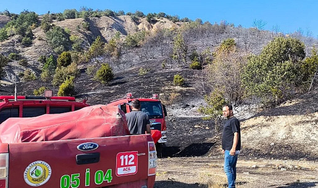 Amasya'da Orman Yangını Kontrol Altına Alındı