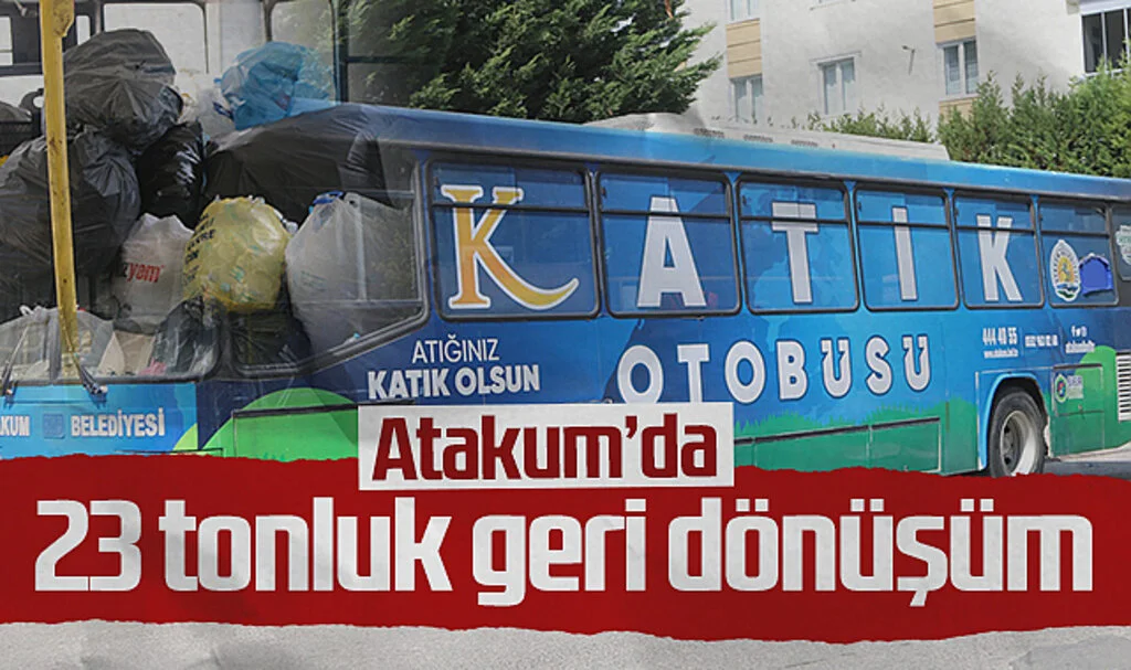 Atakum'da 4 Ayda 23 Ton Atık Geri Dönüşüme Kazandırıldı