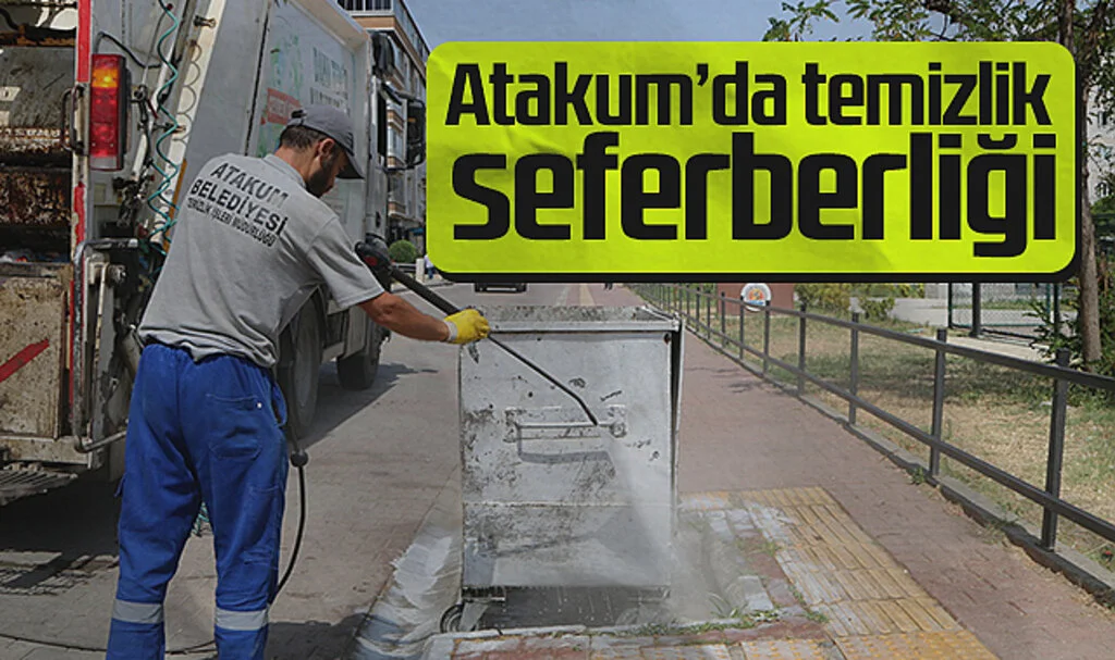 Atakum’da Temizlik Seferberliği: Günde 20 Sokak Yıkanıyor