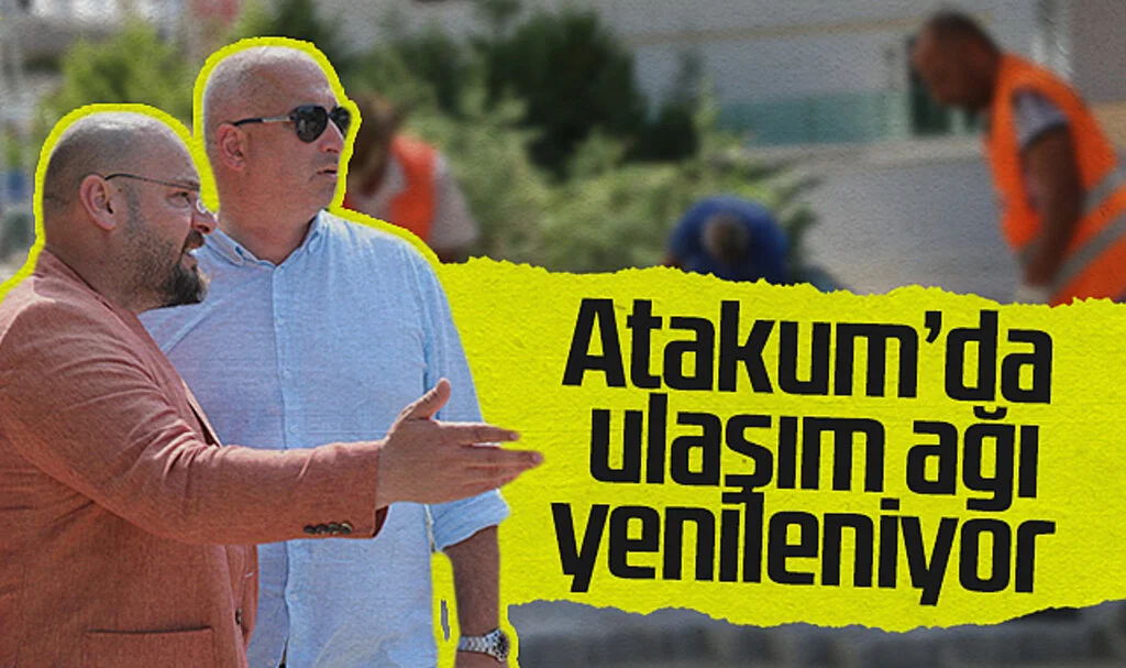 Atakum'da 4,5 ayda 30 bin m2 taş parke döşendi