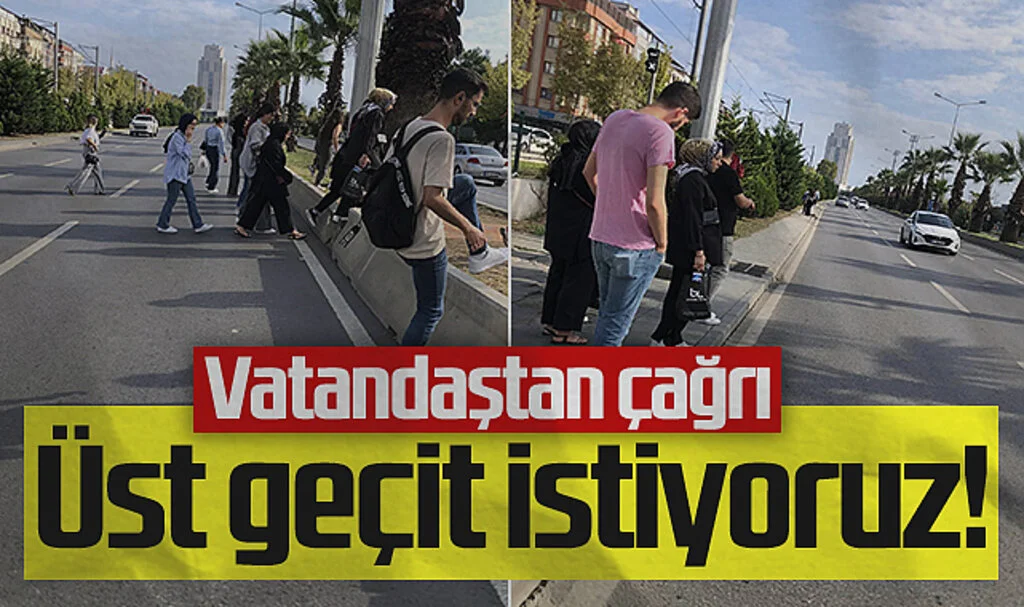 Atatürk Bulvarı'nda Yaya Güvenliği İçin Üst Geçit Talebi