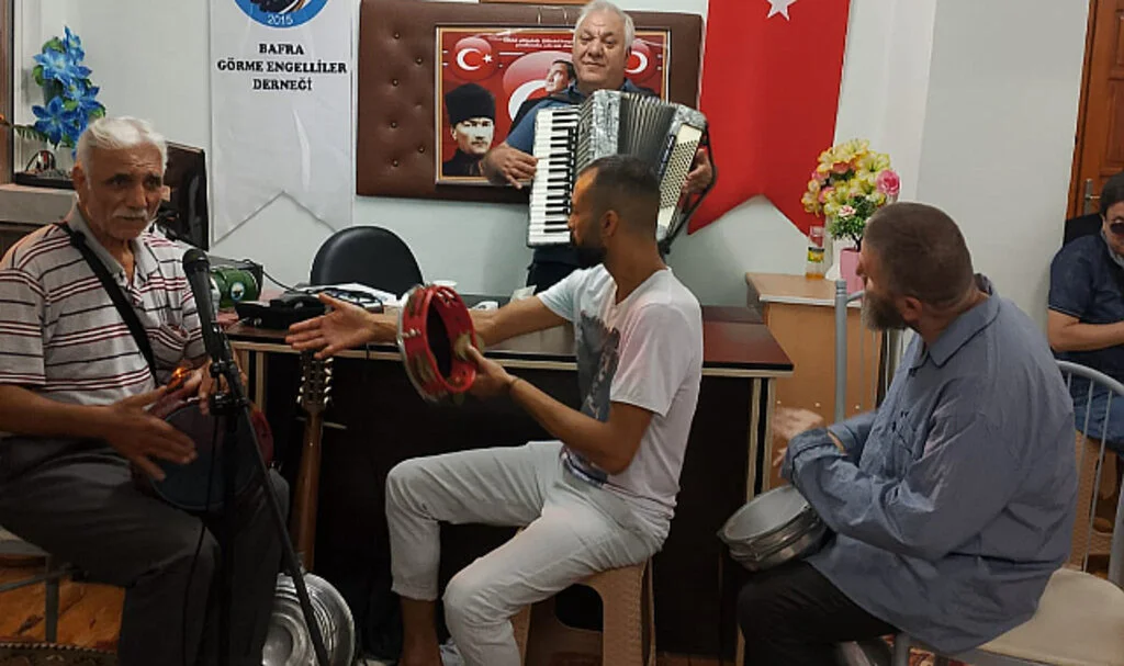 Bafra'da Engelli Bireyler Doyasıya Eğlendi
