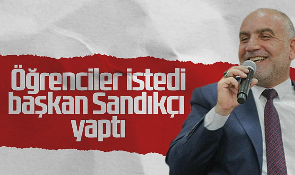 Başkan İbrahim Sandıkçı'dan Öğrencilere Dinlenme Alanı Müjdesi