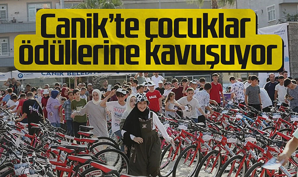 Canik'te Çocuklar 'Haydi Güle Oynaya Camiye Gel' Projesi'yle Ödüllerine Kavuşuyor