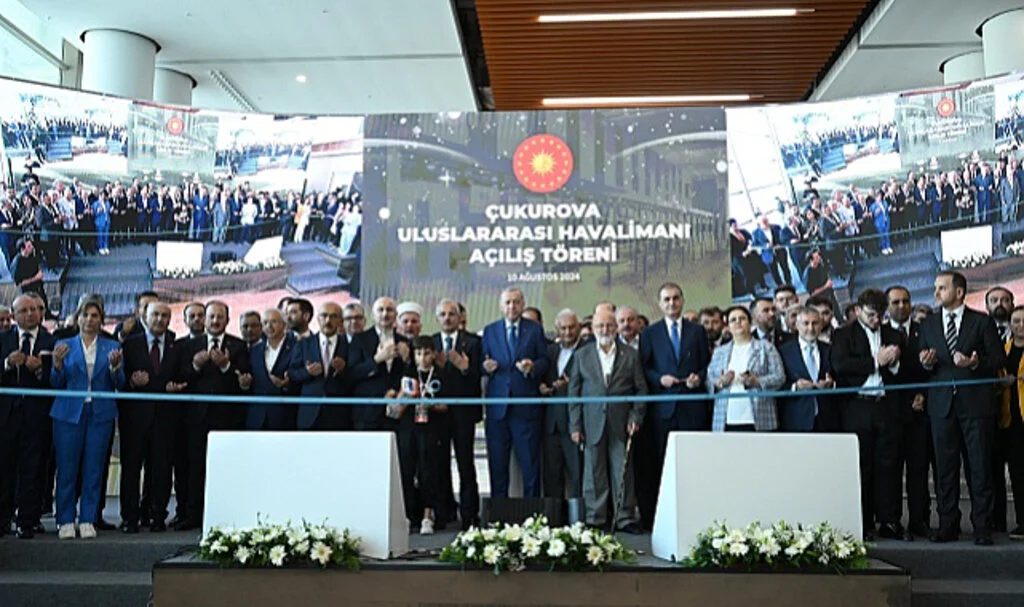 Erdoğan'dan Çukurova Uluslararası Havalimanı Açılışı