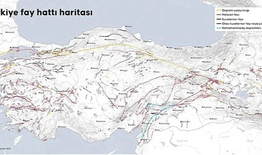 Fay Hattı Haritası Güncellendi: 45 İl Riskli