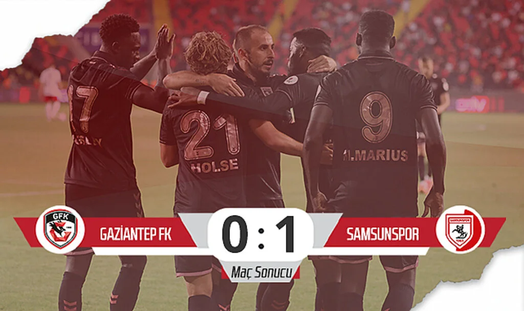 Gaziantep FK: 0 - Samsunspor: 1 (Maç Özeti)