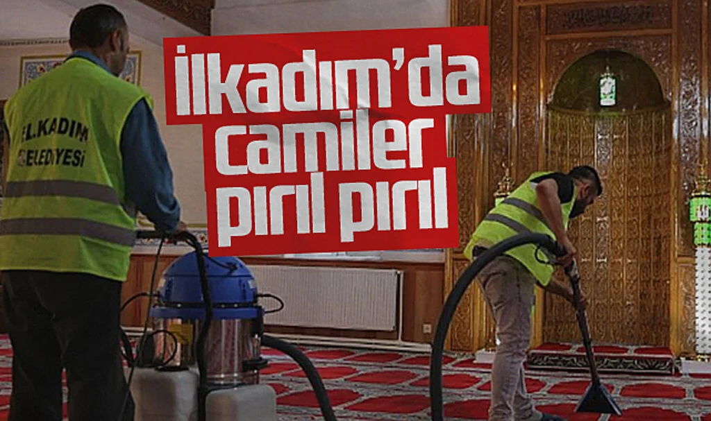 İlkadım'da Cami Temizliği Yoğun Taleple Artırıldı