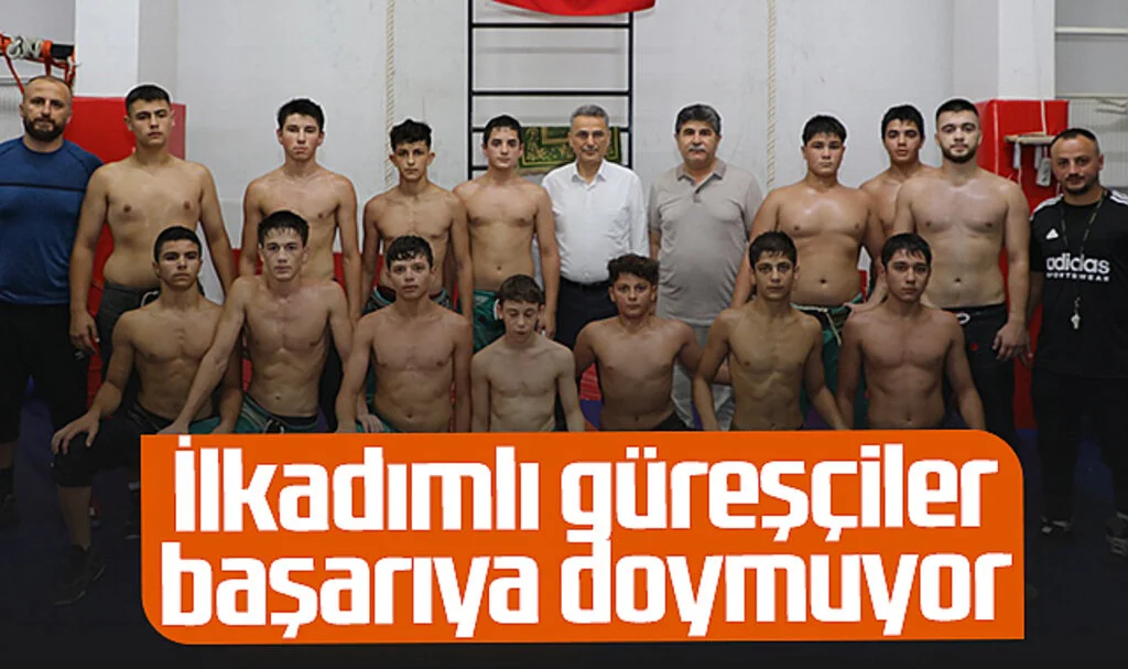 İlkadımlı Güreşçiler Başarıya Doymuyor