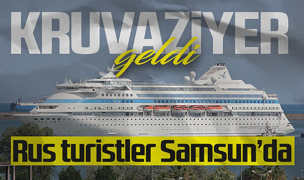 Kruvaziyer Hareketi Devam Ediyor: Samsun'a Bin 36 Rus Turist Geldi