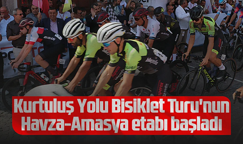 Kurtuluş Yolu Bisiklet Turu'nun İkinci Etabı Havza'dan Başladı