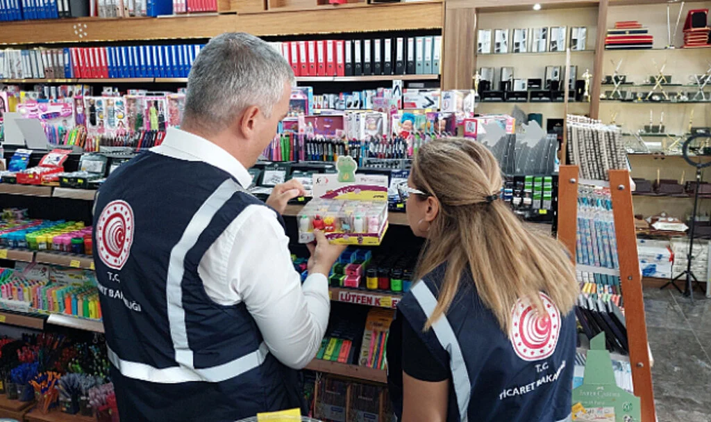 Okul sezonu öncesi  kırtasiye denetimi