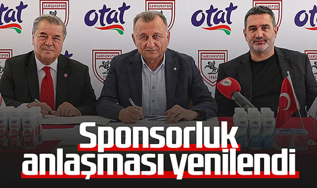 Otat ve Samsunspor Sponsorluk Anlaşması Yeniledi
