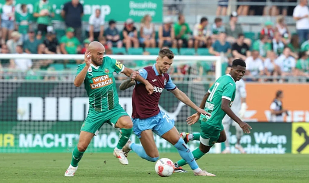 Rapid Wien'e elenen Trabzonspor UEFA Avrupa Ligi'ne veda etti
