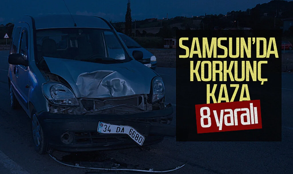 Samsun Alaçam'da Feci Kaza: 8 Kişi Yaralandı