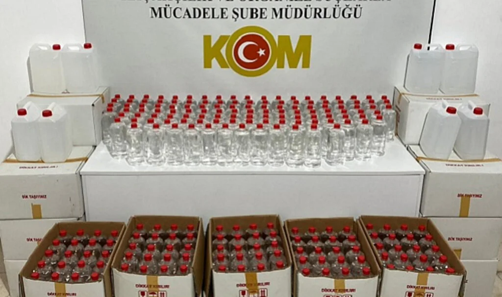 Samsun'da 700 Litre Etil Alkol Ele Geçirildi