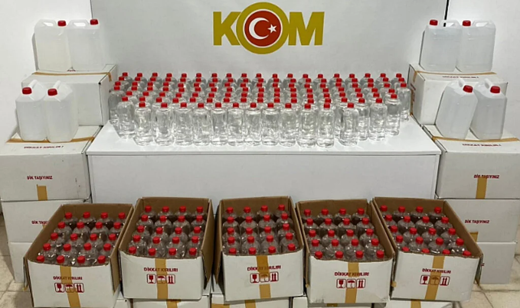 Samsun'da 700 Litre Etil Alkol Ele Geçirildi