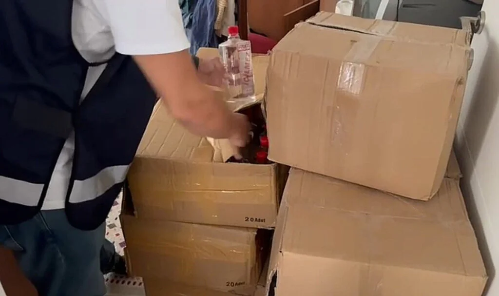 Samsun'da 774 Litre Etil Alkol Ele Geçirildi