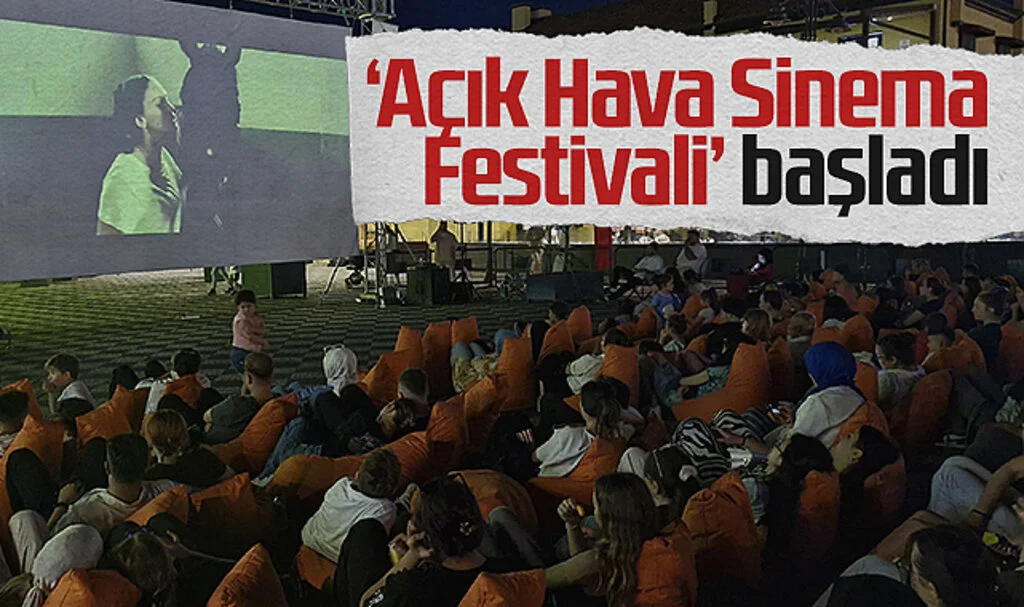 Samsun'da 'Açık Hava Sinema Festivali' Yoğun İlgiyle Başladı