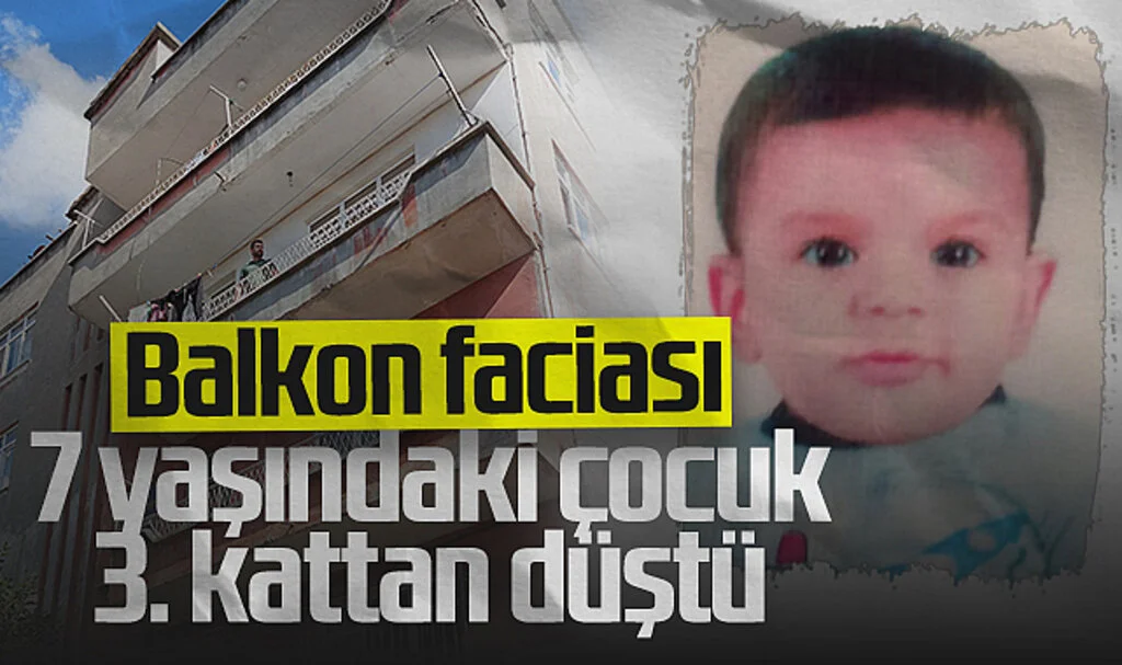 Samsun'da Balkon Faciası! 7 Yaşındaki Çocuk 3. Kattan Düştü