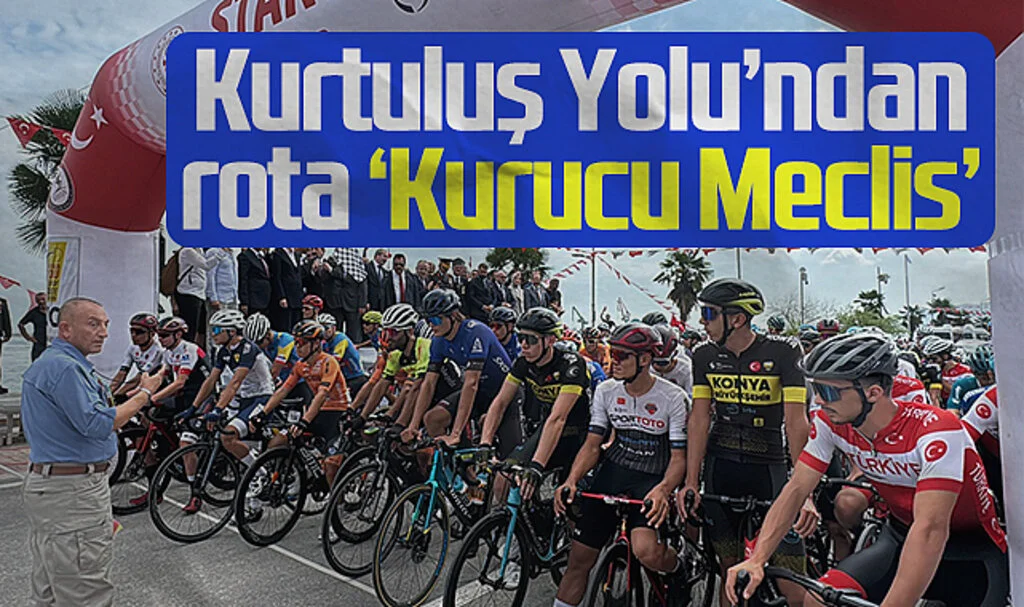 Samsun'da Başlayan Kurtuluş Yolu Bisiklet Turu'nun Rotası Ankara Kurucu Meclis'te Sona Erecek
