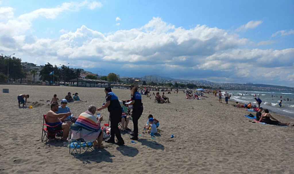 Samsun'da Boğulma Vakalarına Karşı Polis Teyakkuzda