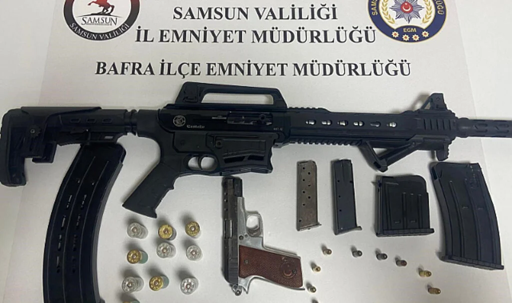 Samsun'da Dayısını Tüfekle Tehdit Eden Yeğen Gözaltına Alındı