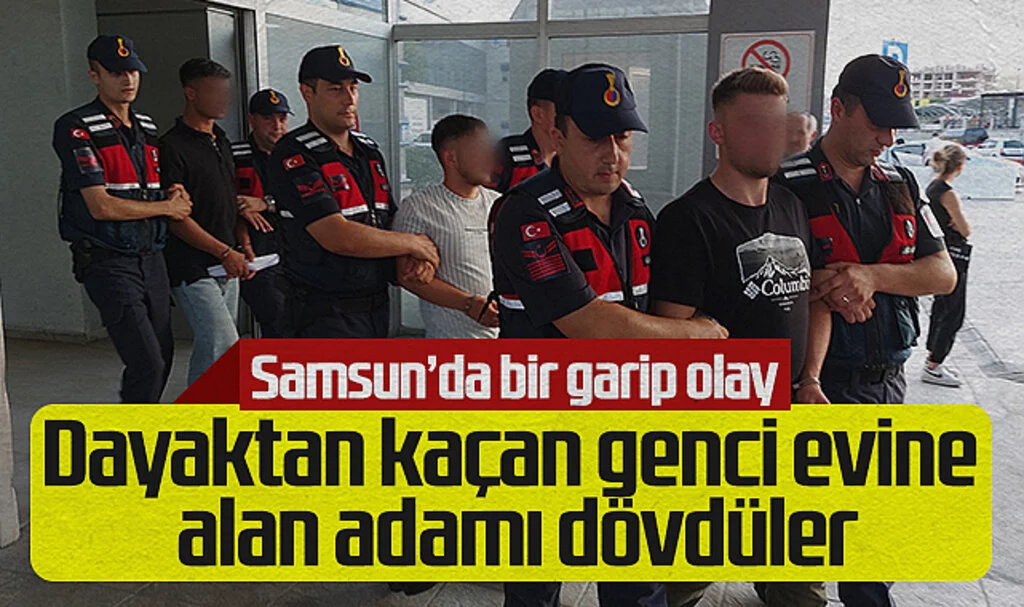 Samsun’da Gençler Kaçan Şahsın Sığındığı Evin Sahibini Ağır Yaraladı