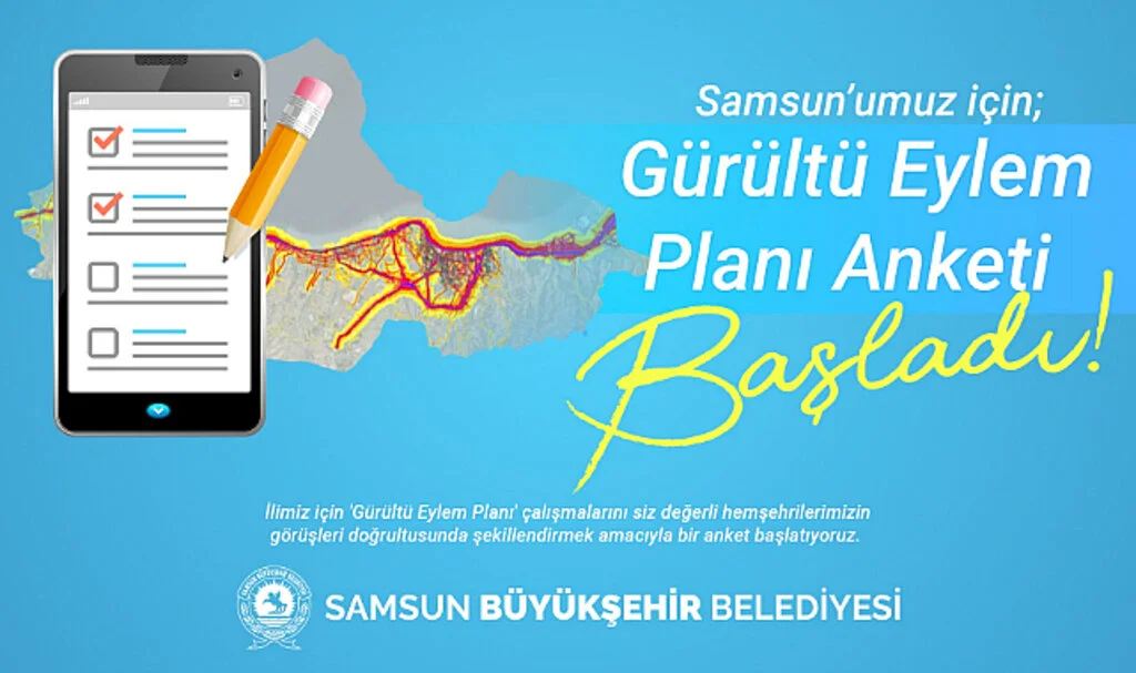 Samsun'da Gürültü Azaltma Çalışmaları İçin Anket Başlatıldı