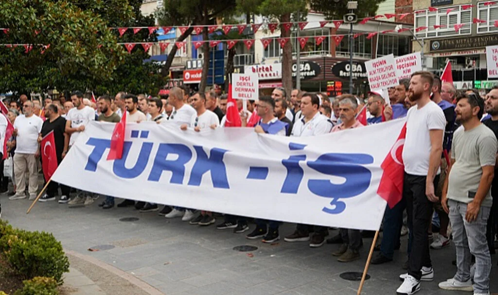 Samsun'da İşçiler Vergide Adalet Talep Etti