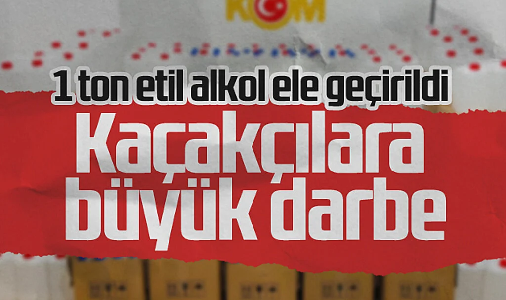 Samsun'da Kaçak Etil Alkol Operasyonu: 1 Ton Ele Geçirildi
