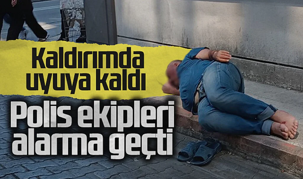 Samsun'da Kaldırımda Yatan Adam Ekipleri Harekete Geçirdi