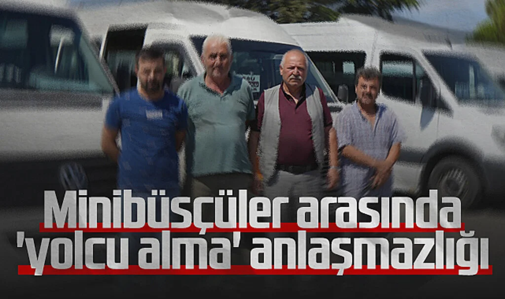 Samsun'da Minibüsçüler Arasında 'Yolcu Alma' Anlaşmazlığı