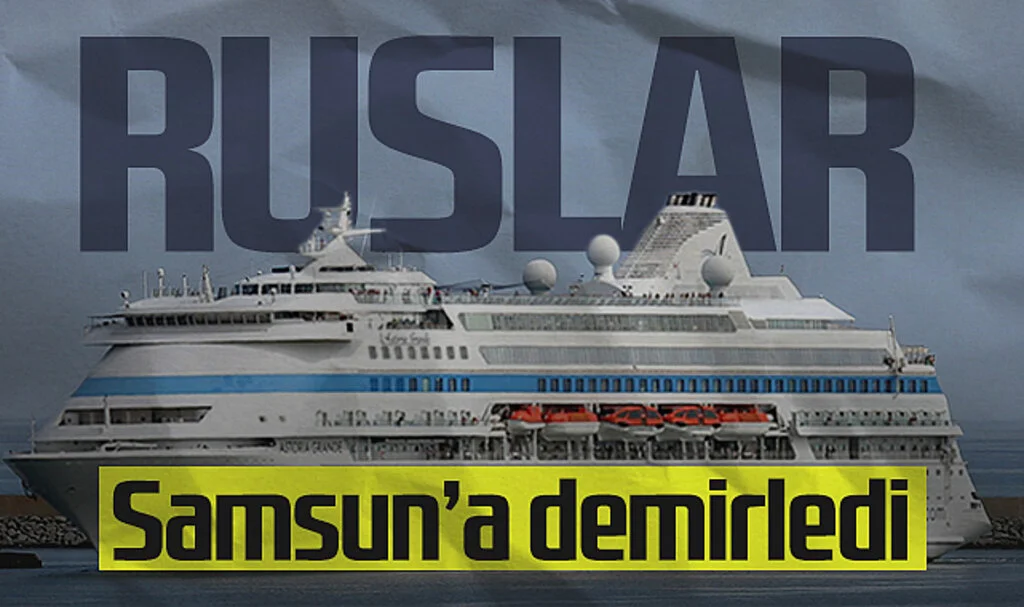 Samsun'un Kruvaziyer Turizmi Canlanıyor! Bin 58 Rus Turist Geldi